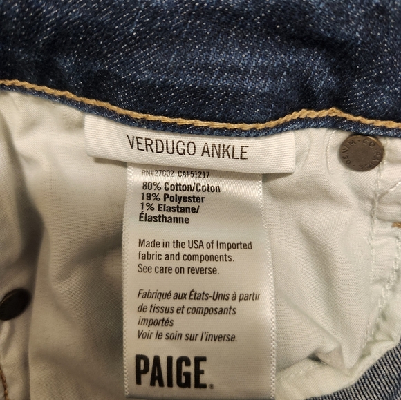 Paige Size 30 Blue - Picture 8 of 13